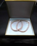 pink pearls 10k in box